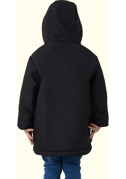 Su ve Rüzgar Geçirmez Kapüşonlu 3 Cep Mont & Kaban & Parka