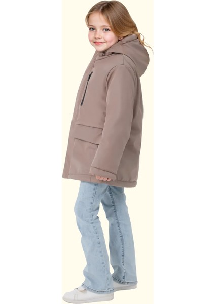 Su ve Rüzgar Geçirmez Kapüşonlu 3 Cep Mont & Kaban & Parka