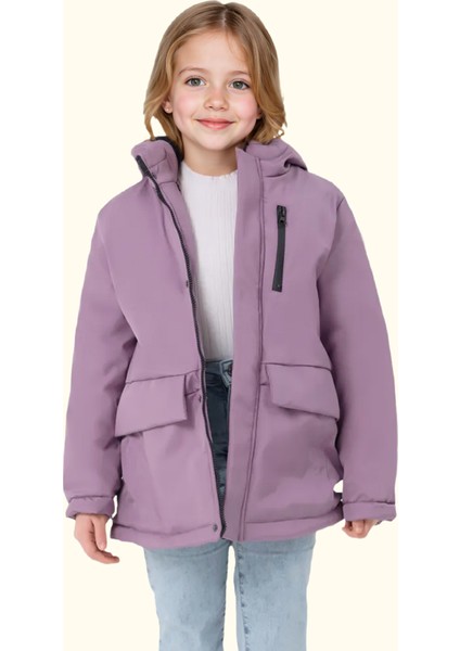 Su ve Rüzgar Geçirmez Kapüşonlu 3 Cep Mont & Kaban & Parka