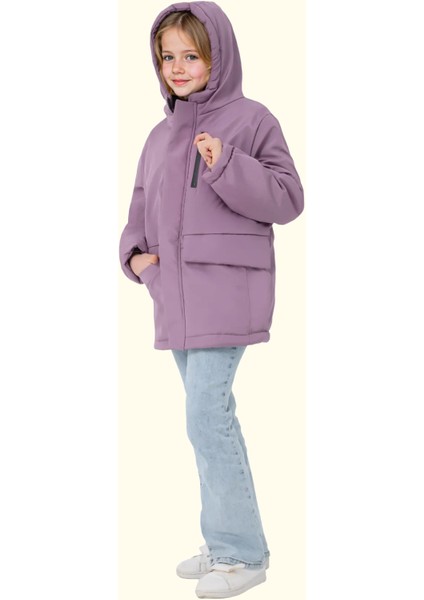 Su ve Rüzgar Geçirmez Kapüşonlu 3 Cep Mont & Kaban & Parka