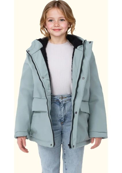 Su ve Rüzgar Geçirmez Kapüşonlu 3 Cep Mont & Kaban & Parka