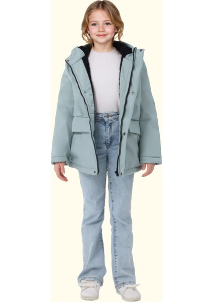 Su ve Rüzgar Geçirmez Kapüşonlu 3 Cep Mont & Kaban & Parka