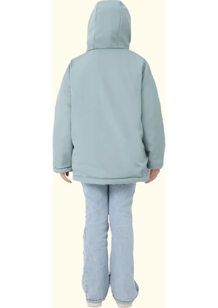 Su ve Rüzgar Geçirmez Kapüşonlu 3 Cep Mont & Kaban & Parka