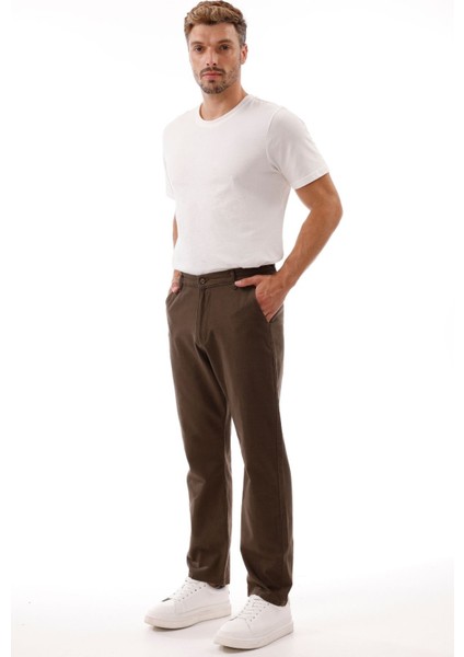 Erkek Keten Pantolon – Nefes Alabilir, Rahat Kesim Günlük Giyim -Geniş Beden Aralığı-
