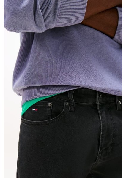 Erkek Austin Daralan Paça Slim Fit Jean Pantolon - Siyah fırsatları