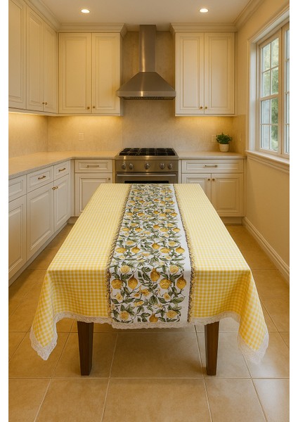 Şık Tasarımlı Masa Örtüsü Dantel Desenli Yıkanabilir Lüks Yemek Masa Örtüsü Leke Tutmaz fiyatları