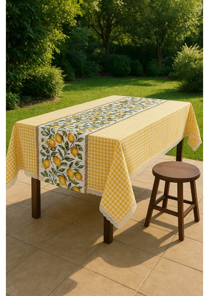 Şık Tasarımlı Masa Örtüsü Dantel Desenli Yıkanabilir Lüks Yemek Masa Örtüsü Leke Tutmaz modelleri