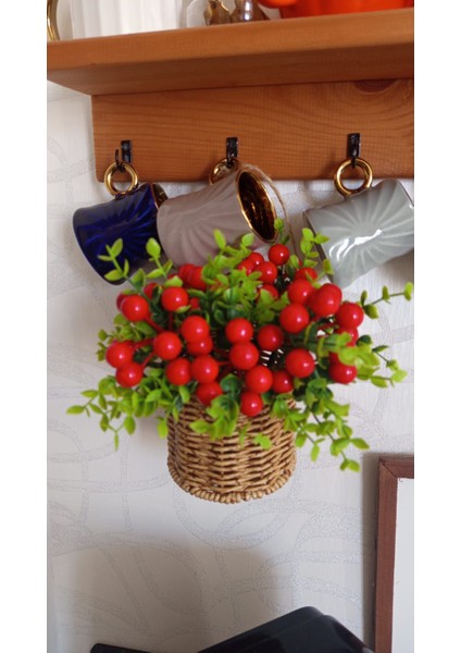 Minik Kokina Sunum Sepeti Yapay Çiçek