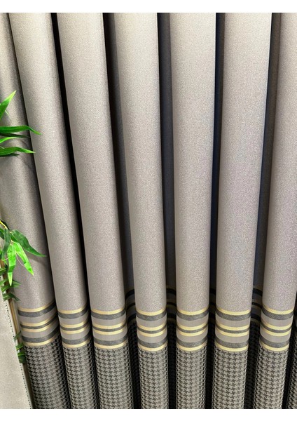 Nivemeshome Didim FT671537 V-5403 Gümüş 1/3 Sık Pileli Fon Perde Apm modelleri