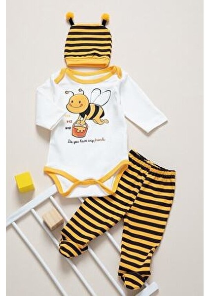 Arı Baskılı Yenidoğan 3'lü Hastane Çıkışı