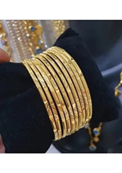 Ajda Bilezik 22 Ayar Kadınlar İçin Şık Tasarım 23 cm fiyatları