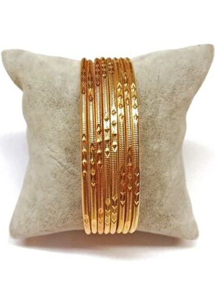 Ajda Bilezik 22 Ayar Kadınlar İçin Şık Tasarım 23 cm modelleri