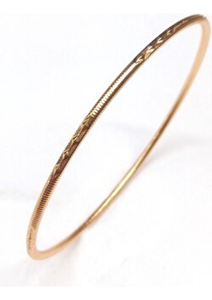 Ajda Bilezik 22 Ayar Kadınlar İçin Şık Tasarım 23 cm