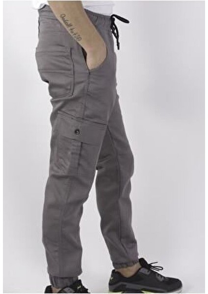 Bel ve Paça Lastikli Yanları Kargo Cepli PANTOLON-19000 fiyatları