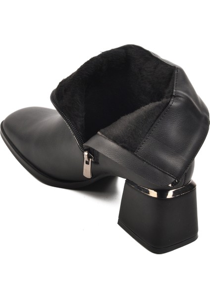 Siyah kadın Topuklu Bot fırsatları