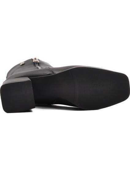 Siyah kadın Topuklu Bot indirimleri