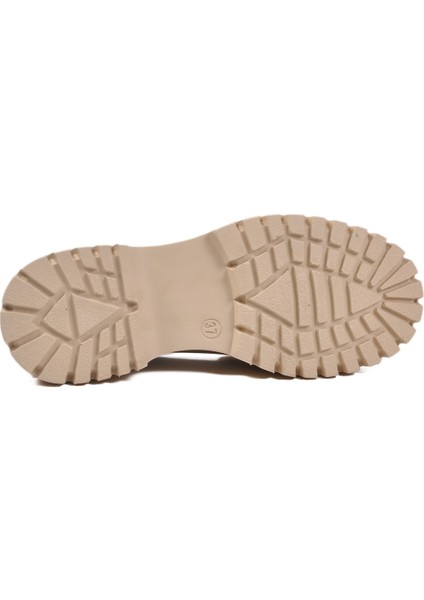 Bej Kalın Tabanlı Kadın Casual Ayakkabı indirimleri