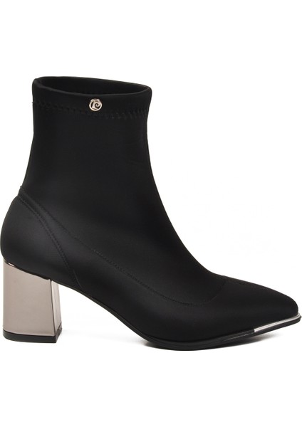 Siyah Streç Kadın Topuklu Bot fiyatları