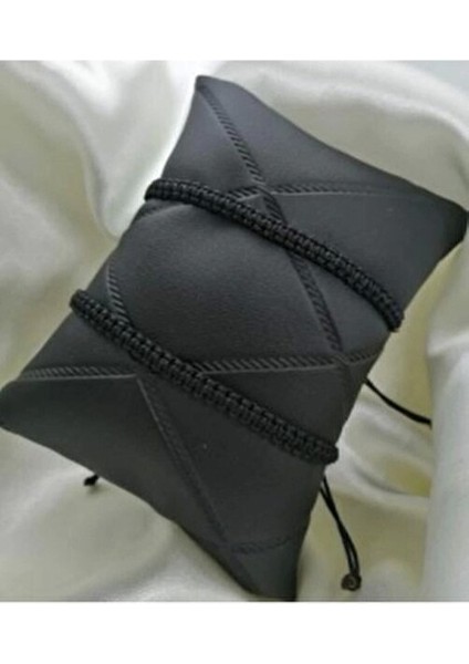 Örgü Arkadaş Sevgili Bilekliği Unisex Kullanıma Uygun 15 cm Ayarlanabilir Siyah İp modelleri