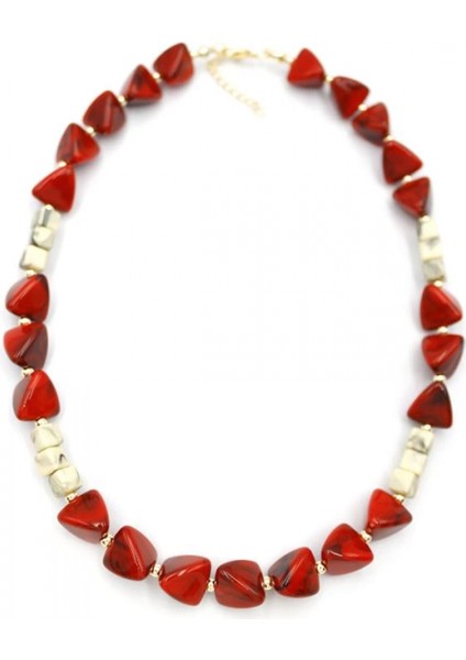 Akrilik Kolye - Kırmızı fiyatları