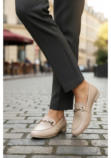 Bej Kadın Casual Ayakkabı