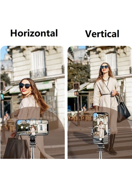 Magic Snapshot 2’si 1 Arada Bluetooth Selfie Stick Tripod – Kablosuz Uzaktan Kumandalı, 360° Döner Telefon Tutucu, Paslanmaz Çelik Gövde, Taşınabilir & Katlanabilir Tasarım | Q11 fırsatları