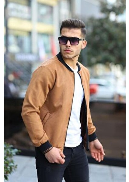 Erkek Dar Kesim Nubuk Süet Astarsız Likralı Su Itici Kolej Ceket modelleri