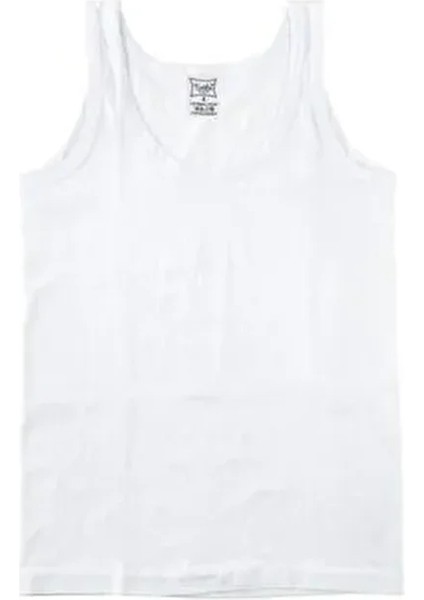 Erkek Çocuk Beyaz 4'lü Paket Atlet ELF568TUT0124CCM4