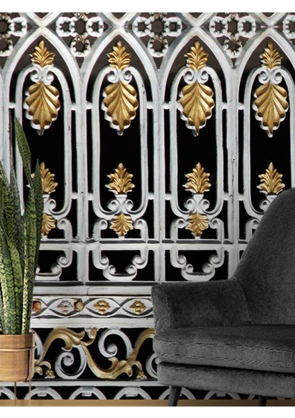 Metal Görünümlü Isı ve Ses Yalıtımlı Sağlıklı Tekstil Duvar Kağıdı fiyatları