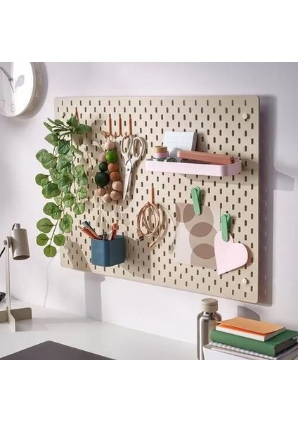 Çift Taraflı Çok Amaçlı Pano, Bej-Pembe, 76X56 C fiyatları