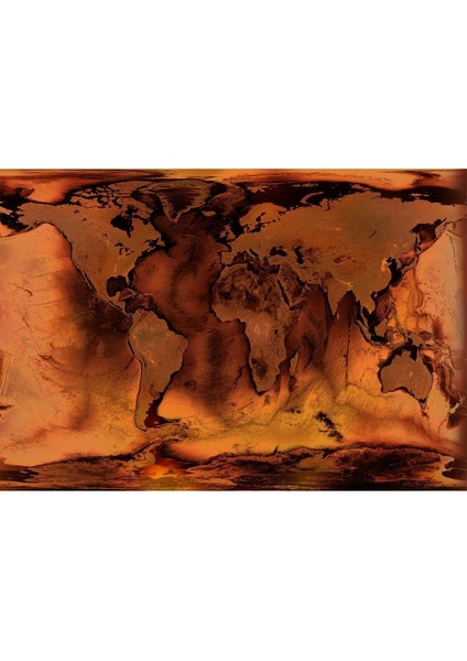 Kabartma Sıva Kıta Harita Desenli Isı ve Ses Yalıtımlı Sağlıklı Tekstil Duvar Kağıdı fırsatları