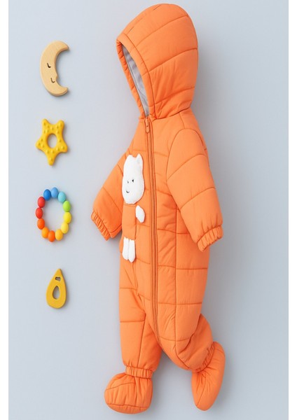 Yeni Sezon Cepli Sevimli Tavşan Figürlü Kapüşonlu Bebek-Çocuk Kozmonot-Astronot Tulum fiyatları