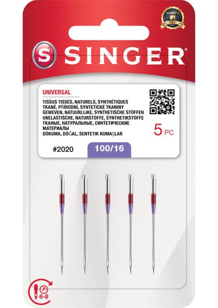 Dikiş Makine Iğnesi 2020 100/16