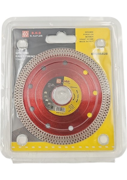 B.h.d BHD00833 115MM Turbo Elmas Ince Kesim Disk fiyatları