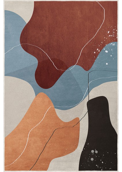 Dekoratif Özel Tasarım Yıkanabilir,ince, Kaymaz Tabanlı, Modern Salon Halısı, Mutfak Halısı, Yolluk fırsatları