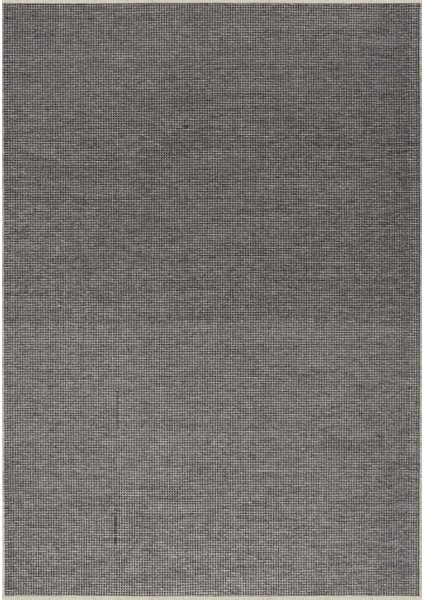 2415 Antrasit - Akrilik Dokuma Halı | Düz Renk Saçaklı Model