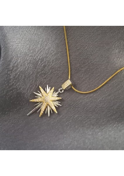 Kutup Yıldızı Çelik Kolye