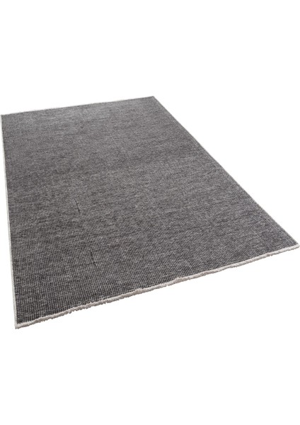 2415 Antrasit - Akrilik Dokuma Halı | Düz Renk Saçaklı Model modelleri