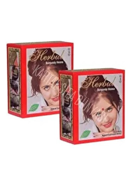 12'li Kızıl Hint Kınası - 2 Paket