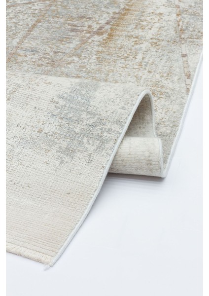 Queen 8118 Krem - Viskon Bambu Halı | Dokuma Salon Halısı modelleri