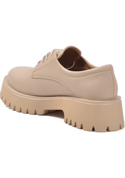 Bej Kalın Taban Kadın Casual Ayakkabı fırsatları
