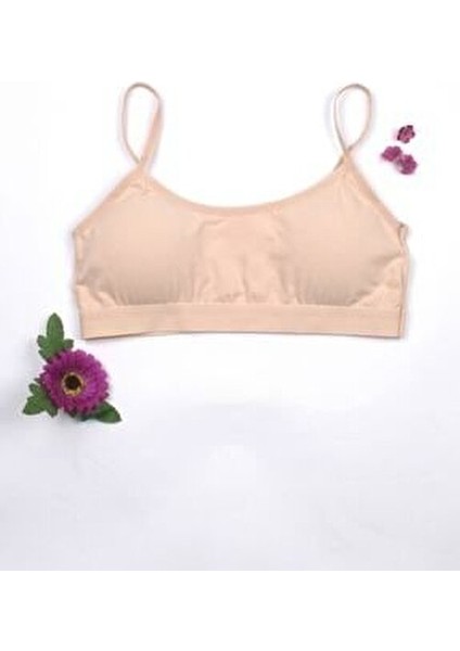 4'lü Kız Çocuk Ip Askı Pedli Büstiyer Ilk Sütyen Alıştırma Sütyeni modelleri