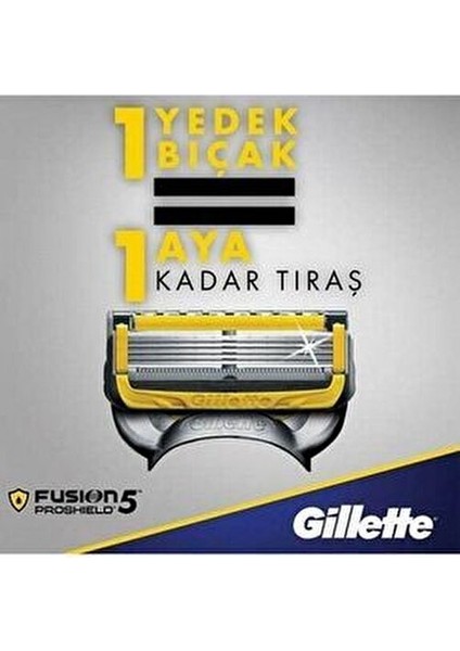 Fusion Proshield 4'lü Yedek Tıraş Bıçağı Hassas Ciltler İçin 4 Adet