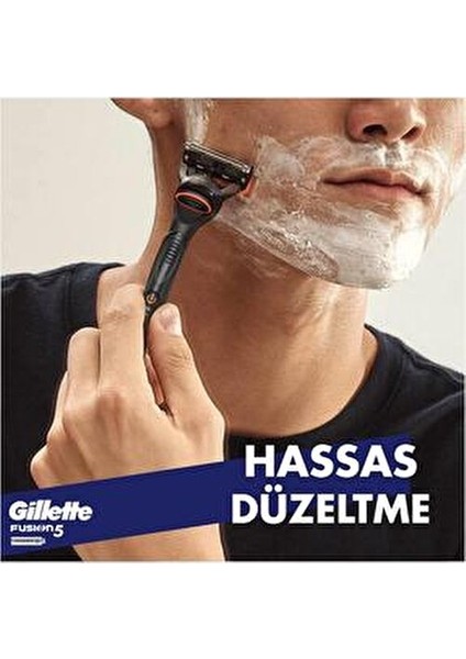 Fusion5 Power Tıraş Makinesi Ergonomik Tasarım 1 Adet Uzun Ömürlü Kullanım için