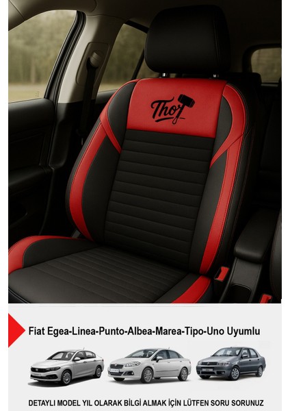 Thor Tay Tüyü Oto Koltuk Kılıfı (Fiat Egea-Linea-Punto-Albea-Marea-Tipo-Uno Uyumlu)