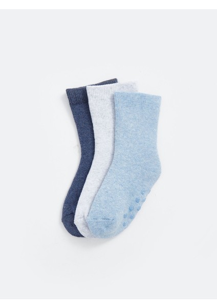 Yeni Sezon Basic Erkek Bebek Soket Çorap 3'lü modelleri
