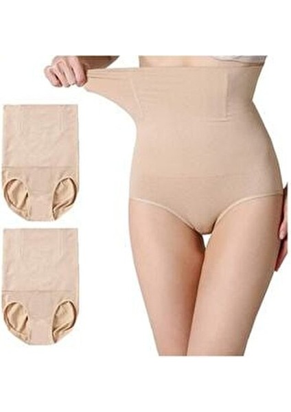 Kadın Slip Korse Yüksek Bel Bej Renk İnceltici Dokuma Kumaş Rahat Kalıp fiyatları