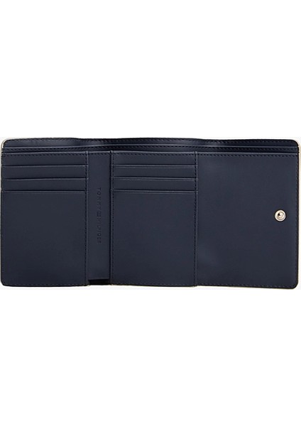 Kadın Ikonik Logolu Üç Katlı Cüzdan - Bej modelleri