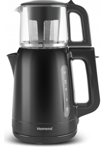 Royaltea 1756H Plastik Çay Makinesi - Siyah - 1800 Watt