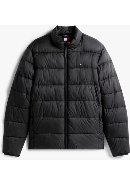 Erkek Regular Fit Dik Yaka Kapitone Şişme Mont - Siyah indirimleri